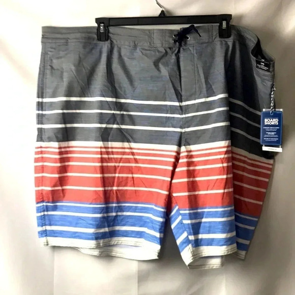 NWT ROUNDTREE & YORKE BIG MENS SZ 4XB BOARD SHORTS - Picture 1 of 11